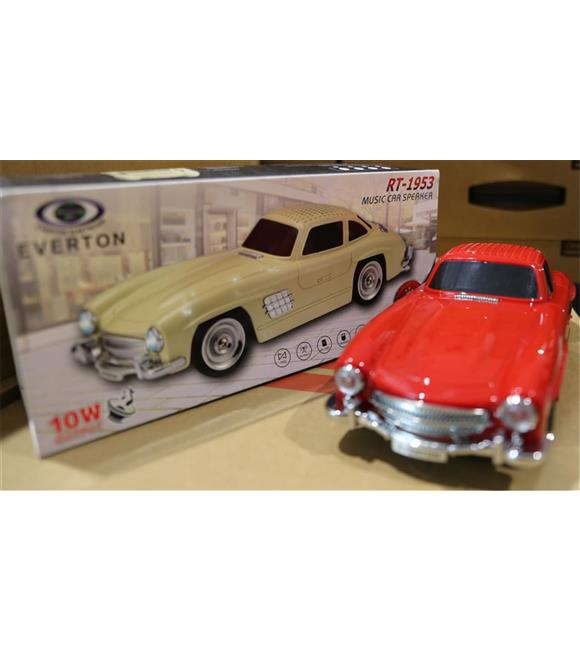 EVERTON RT-1953  Kırmızı Bluetooth Fm-Usb-Tf-Aux Şarjlı Nostaljik Radyo