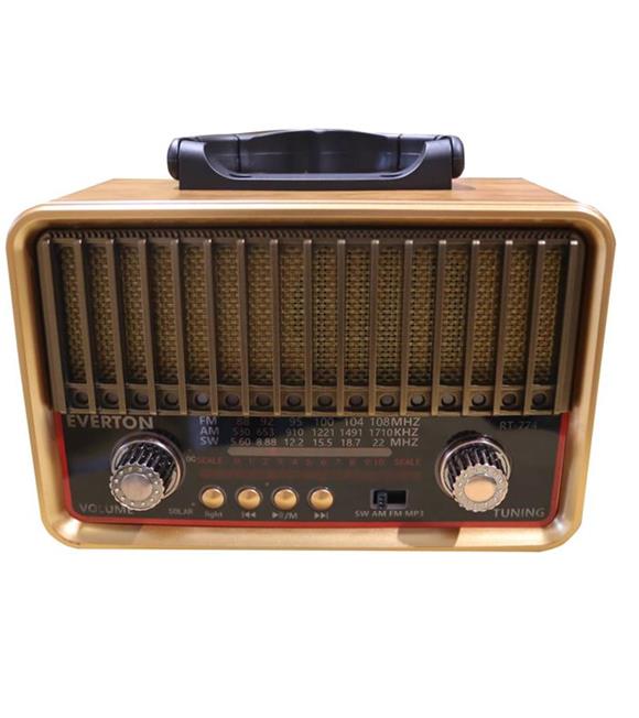 Everton RT-774  Bluetooth-USB-SD-FM  Şarjlı  Nostaljik Radyo