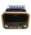 Everton RT-685 Şarjlı,Solarlı Nostaljik Radyo ( Bluetooth-USB-SD-FM) Bluetooth Hoparlör