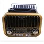 Everton RT-685  Şarjlı,Solarlı  Nostaljik Radyo ( Bluetooth-USB-SD-FM)