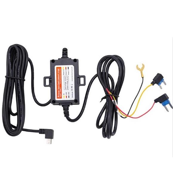 Hikvision AE-DF7351(MINI-K2)Güç Kablosu Araç İçi Kamerası Giriş Hattı 1,3 m, çıkış hattı 2,1 m kablo