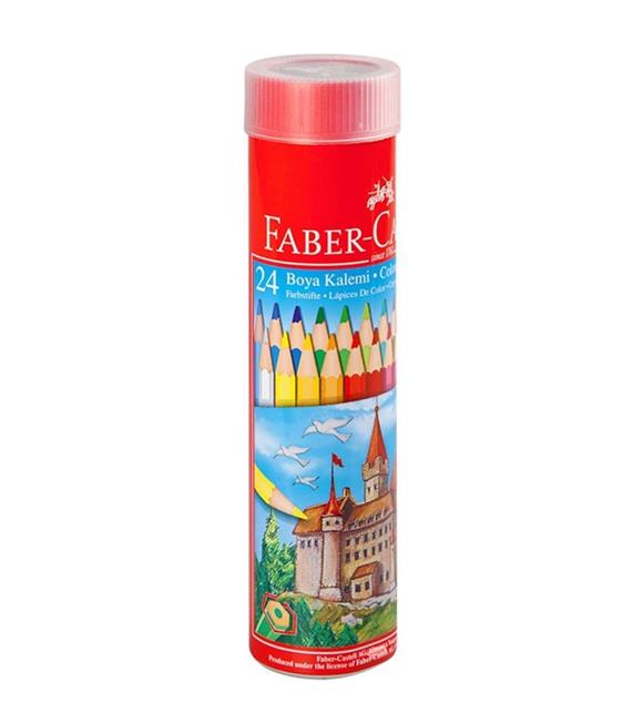 Faber-Castell Kuru Boya Red Line Metal Tüp Kutu Tam Boy 24 Renk 5173 116524