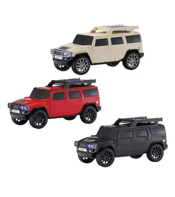 Everton RT-1971 (KIRMIZI) Jeep Araba Görünümlü Bluetooth Hoparlör – TF Kart - USB - FM Destekli