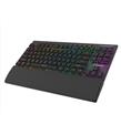 Rampage BERU Siyah 2.4G + BT Wireless RED SWITCH Mekanik Gaming Oyuncu Klavye Slim RGB_1)
