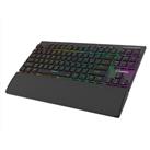 Rampage BERU Siyah 2.4G + BT Wireless RED SWITCH Mekanik Gaming Oyuncu Klavye Slim RGB_1