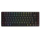 Rampage W-GRANITE Siyah-Gri Low Profile BLUE SWITCH Mekanik Gaming Oyuncu Klavye Q RGB 2,4 ghz+ BT_1