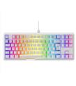 Rampage CLAW Beyaz RED SWITCH Mekanik Gaming Oyuncu Klavye Rainbow TKL_1)