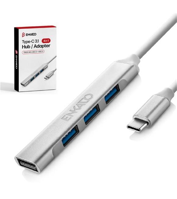 ENKADO EKD-TP50 TYPE-C USB 3,1 TO 4in1 PORT USB ADAPTÖR Görüntü Aktarıcılar