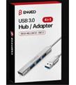 ENKADO EKD-UH60 USB 3.0 TO 4in1 , 1 PORT USB 3.0+3PORT USB 2.0 HUP ADAPTÖR_1)