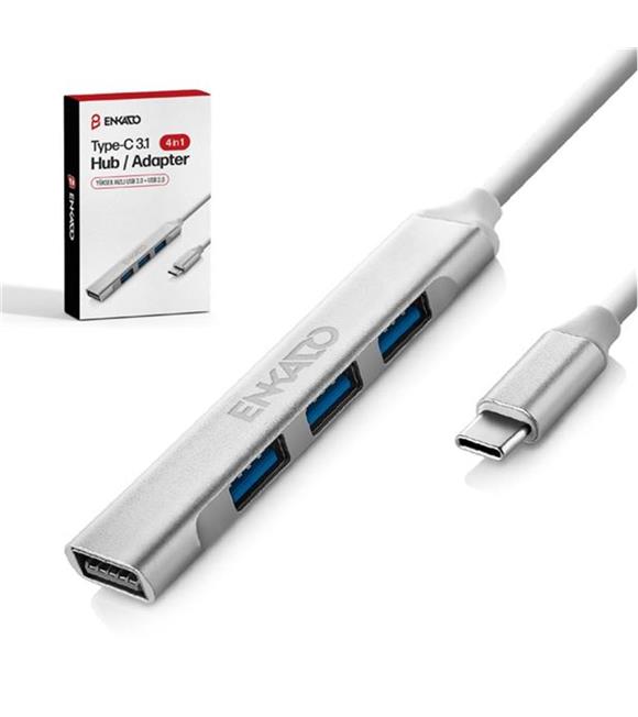 ENKADO EKD-UH60 USB 3.0 TO 4in1 , 1 PORT USB 3.0+3PORT USB 2.0 HUP ADAPTÖR