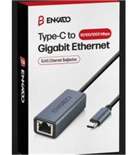 ENKADO EKD-TP45 TYPE-C USB 3,1 TO 10-100-1000 GİGABİT ETHERNET ADAPTÖR