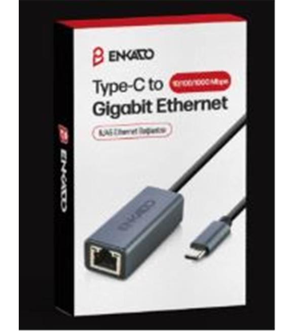 ENKADO EKD-TP45 TYPE-C USB 3,1 TO 10-100-1000 GİGABİT ETHERNET ADAPTÖR