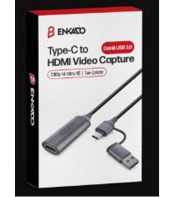 ENKADO EKD-TP46 TYPE-C+USB 3,0 TO HDMI VİDEO CAPTURE