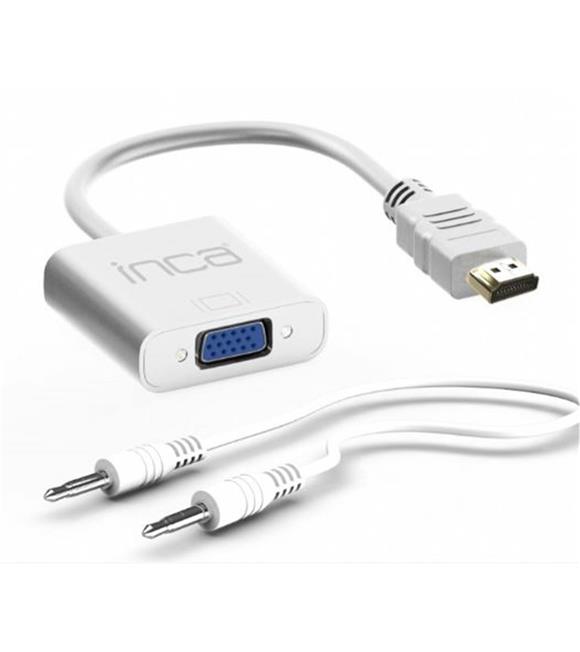 Inca IHTV-7TB HDMI TO VGA JAKLI SES KABLOSU 20CM KABLO