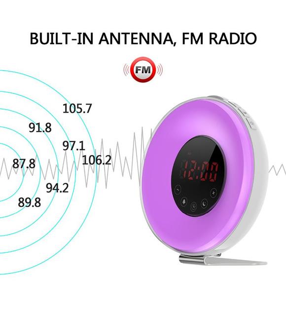 Sunrise Jw-6639f Saat Alarm-Fm Radyo-Clock Mood Ligtht_1