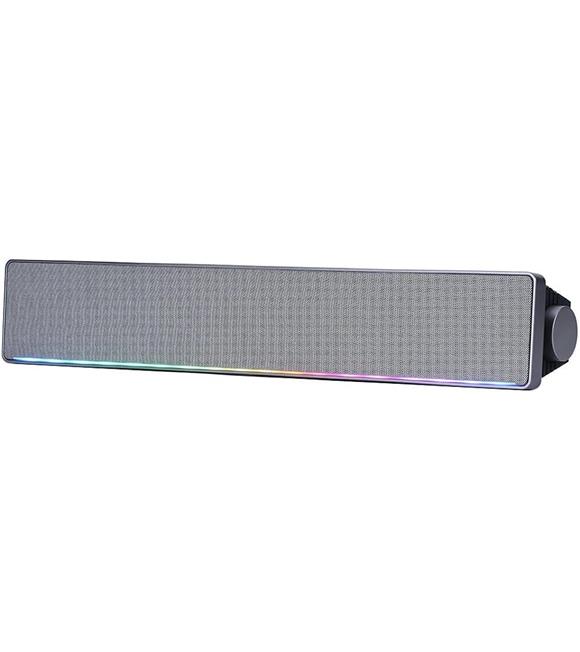 Hp DHE-6003 10W RGB Arka Işık Type-C-USB Multimedya Speaker Hoparlör Bluetooth Hoparlör