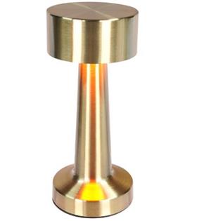 S-link SL-M9066 Aurora 1800mAh Batarya 60 Lümen Gold 3 Renk Işıklı Dokunmatik Dekoratif Masa Lambası