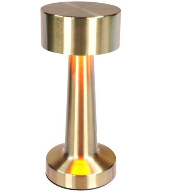 S-link SL-M9066 Aurora 1800mAh Batarya 60 Lümen Gold 3 Renk Işıklı Dokunmatik Dekoratif Masa Lambası