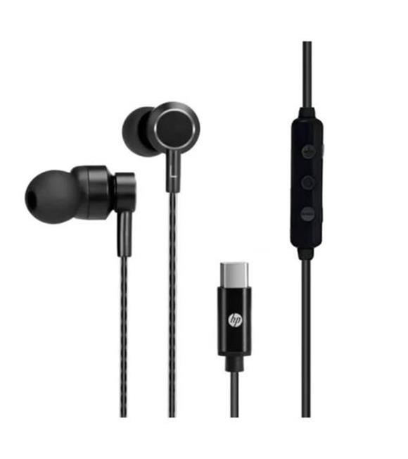 Hp DHH-1127-BK Kablolu Kulakiçi Type-C Ses Kontrol Butonlu Mikrofonlu Siyah Kulaklık