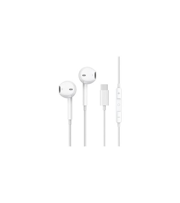 Hp DHH-3113C-WT Kablolu Kulakiçi Type-C Ses Kontrol Butonlu Mikrofonlu Beyaz Kulaklık