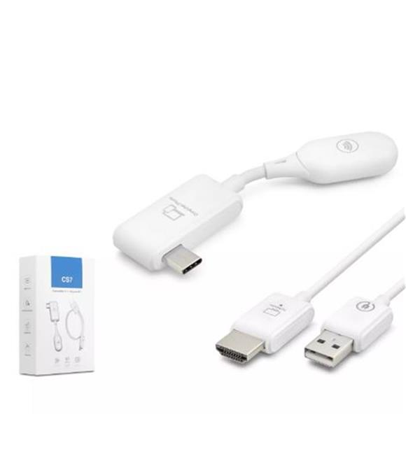 Hadron Hdx1390 Type-C To Hdmı – Type-C’den HDMI’a Kablosuz Görüntü & Ses Aktarım Seti Beyaz