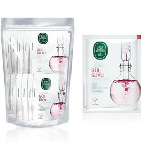 Mistik Gül Suyu Yüz Temizleme Mendili 75li Küçük Boy Doy pack Poşet