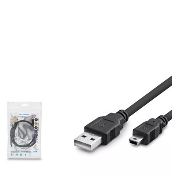 Nodar Hadron Hdx7524 Usb Mini V3-5Pin To Usb Kablo 50Cm Siyah Kategori Dışı