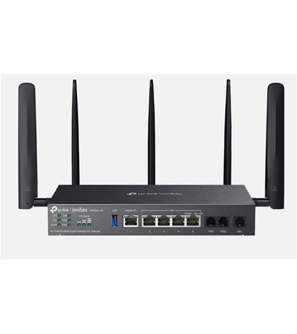 TP-Link Omada DR3650v V1 Gateway 1GbE Wi-Fi 6 2.4 GHz, 5 GHz
