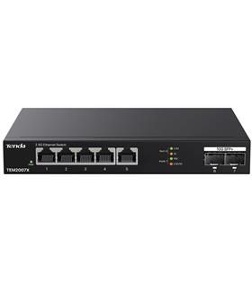 Tenda TEM2007X 2.5Gb Switch 7 Port 5x2.5G Por+2x10Gb SFP+ 50Gbps Yönetilmeyen Nas, Oyun PCsi Switch