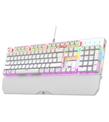Rampage KB-R86 UMBRA Beyaz USB Rainbow Aydınlatmalı Blue  English Mekanik Gaming Oyuncu Klavye
