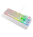 Rampage Hydra R6 Full Color RGB LED Beyaz Gaming Pro Red Switch Q Aluminyum Kaplama  Mekanik Klavye_1)