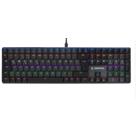 Rampage GRANITE PRO Siyah-Gri Low Profile BLUE SWITCH Q Rainbow Mekanik Gaming Oyuncu Klavye_1