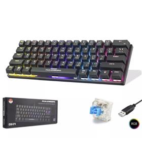 Hadron G509B Siyah Mekanik Gaming Mini Klavye Blue Switch RGB