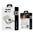 S-link MP120 20000mAh PD22.5W Type-C+Lightning Kablolu Beyaz Pil Şarj Cihazı Powerbank Taşınabilir Şarj Cihazları