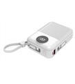 S-link MP120 20000mAh PD22.5W Type-C+Lightning Kablolu Beyaz Pil Şarj Cihazı Powerbank Taşınabilir Şarj Cihazları