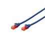 Digitus DK-1617-050-B  PATCH KABLO CAT.6 UTP 5 mt AWG 26-7 MAVİ