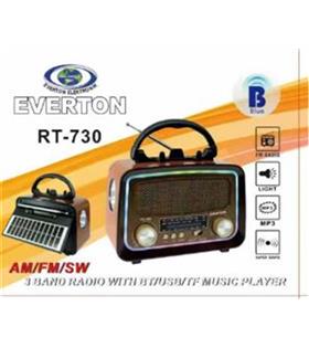 Everton RT-730 Bluetooth Usb-Micro Sd Saatli Nostaljik Radyo