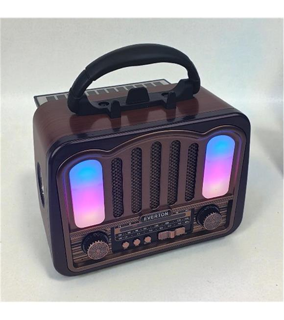Everton RT-771  Bluetooth Usb-Micro Sd  Solarlı Nostaljik Radyo