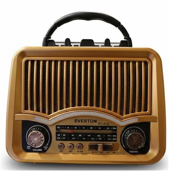 Everton RT-772  Bluetooth Usb-Micro Sd Nostaljik Radyo