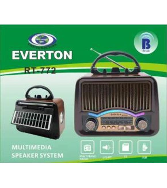 Everton RT-772  Bluetooth Usb-Micro Sd Nostaljik Radyo