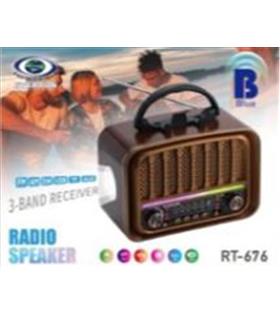 Everton RT-676  Bluetooth (rgb) Fenerli Usb-Micro Sd Nostaljik Radyo