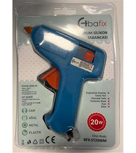 Bafix Mum Silikon Tabancası Mavi 20W