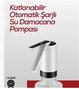 Apache K3 Şarjlı Su Pompası (Usb Şarj Grişi-Şarj Lambası-Paslanmaz Çelik)