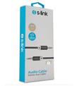 S-link SL-SP70 1m Siyah 3.5mm Stereo Ses Kablosu
