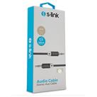 S-link SL-SP70 1m Siyah 3.5mm Stereo Ses Kablosu