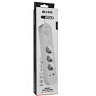 S-link SPG3-PD20  PD20W H05VV-F 3G1.0mm, 1.5m 3 lü 306 J Akım Korumalı Beyaz + Gri Priz