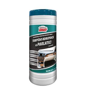 AUTOKIT TORPİDO PARLATICI  ISLAK HAVLU 50Lİ FA2-1301