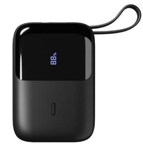 S-link P109M 10000mAh PD20W .5W Siyah LCD Taşınabilir Pil Şarj Cihazı Powerbank