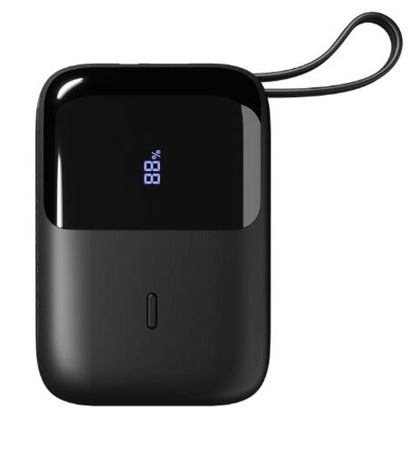 S-link P109M 10000mAh PD20W .5W Siyah LCD Taşınabilir Pil Şarj Cihazı Powerbank