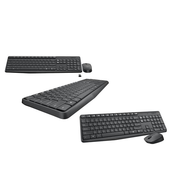 Logitech 920-007931 MK235 İngilizce Kablosuz Klavye & Mouse Seti